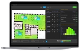 Ekahau Plan – WLAN-Design mit Heatmap auf einem Notebook