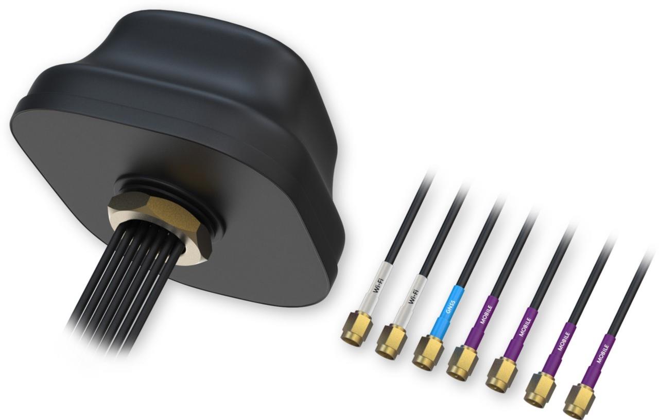 Teltonika · Zubehör · Antenne · 5G COMBO MIMO Mobile/GNSS/WIFI ROOF SMA antenna