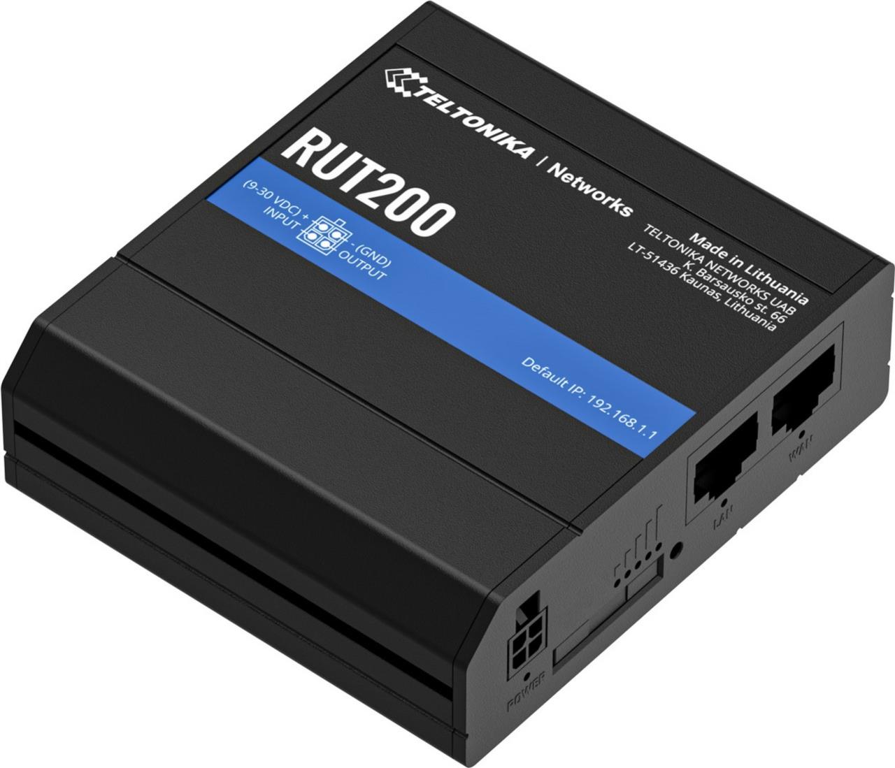 Teltonika RUT200 Industrie-LTE-Router mit WiFi und Dual-Ethernet