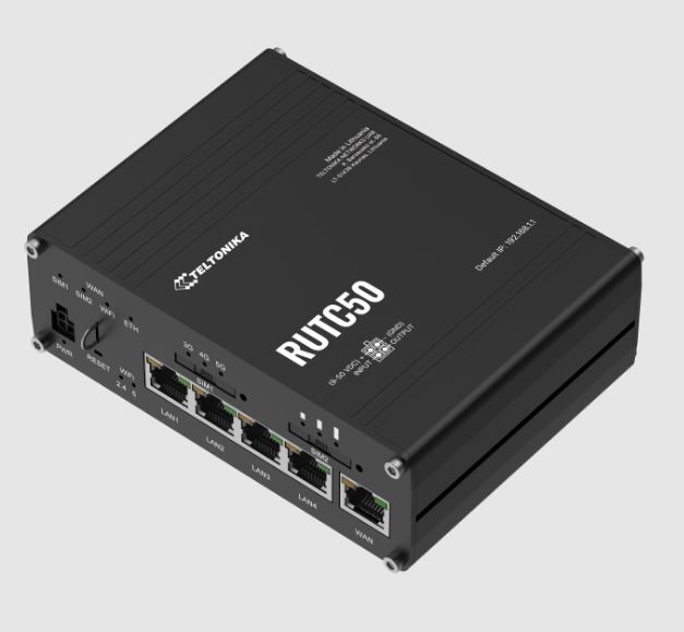 Teltonika RUTC50 5G-Router mit Wi-Fi 6 und Dual-SIM