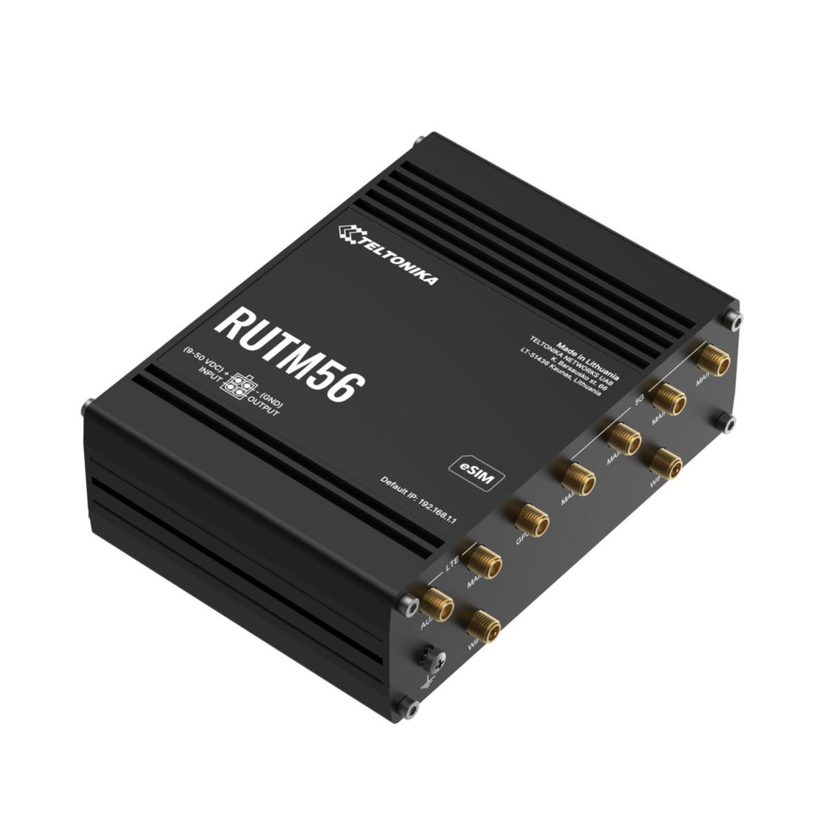 Teltonika RUTM56 Dual-Modem-Router mit 5G und 4G Cat 4