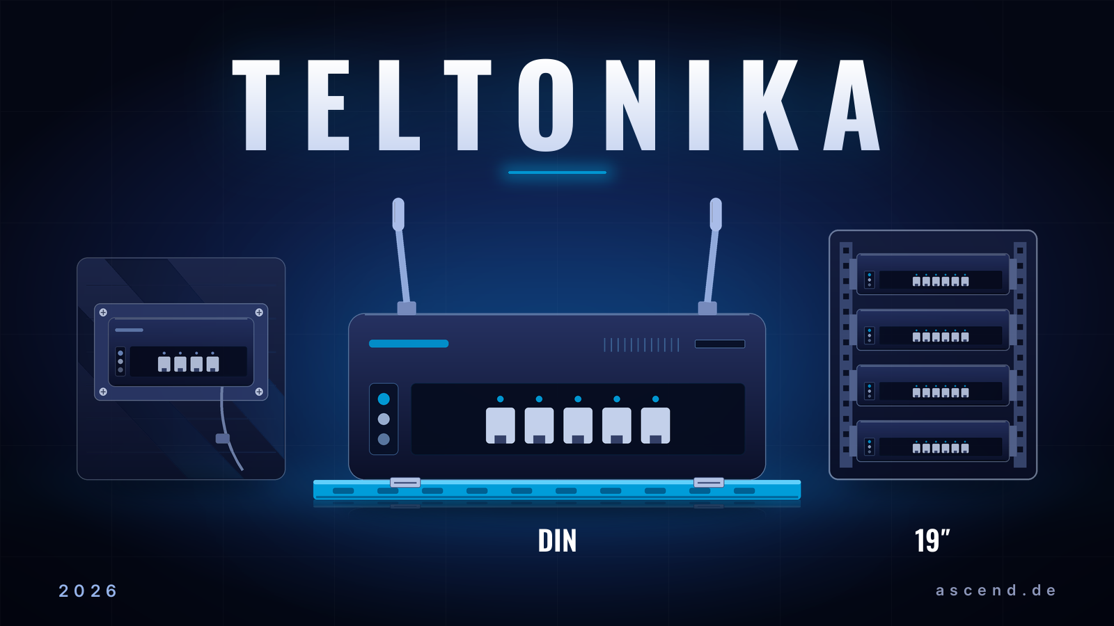 Mounting industrial routers: DIN rail, surface or rack — making the right choice
