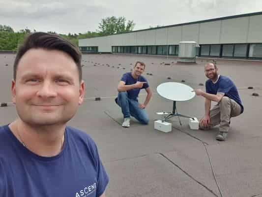 ASCEND тестирует Starlink от SpaceX