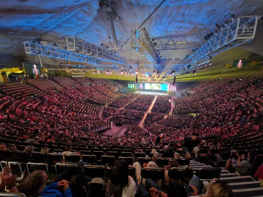 Luogo dell'evento WLAN Internet Olympiahalle