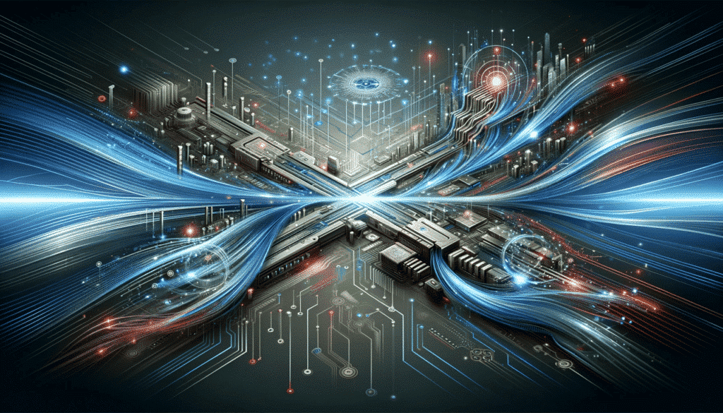 Illustration d'arrière-plan abstraite de technologie futuriste.