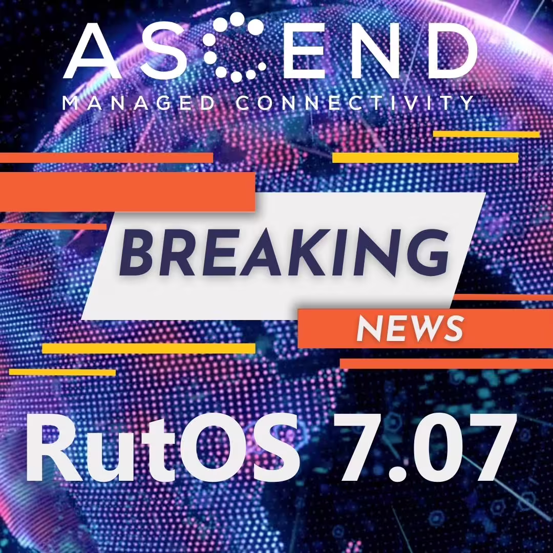 The new features and benefits of RutOS 7.07: Optimization of network services with Teltonika