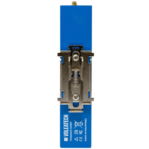 Morsettiera blu VolexTech per applicazioni elettriche.