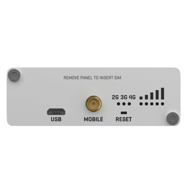 Panel trasero del Teltonika TRB 140