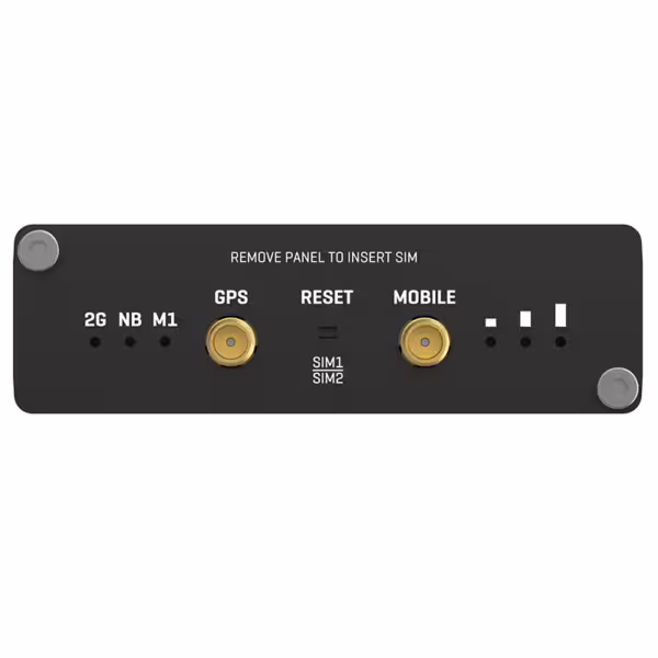 Slot per scheda SIM e display del modulo GPS