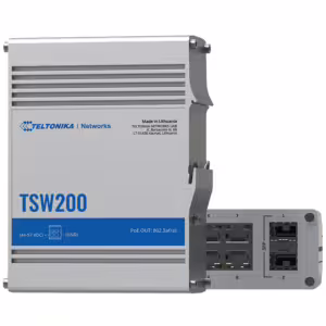 Industrieller Netzwerk-Switch TSW200 von Teltonika.