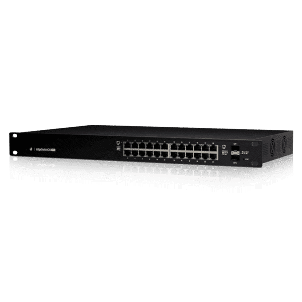 Ubiquiti EdgeSwitch 24 / 24 Gigabit RJ45 Ports / 2 SFP Ports / 250W / PoE+ / ES-24-250W