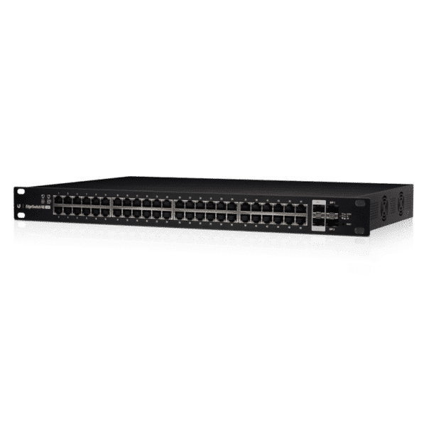 Ubiquiti EdgeSwitch 48 / 48 Gigabit RJ45 Ports / 2 SFP+ Ports / 2 SFP Ports / 500W / PoE+ / ES-48-500W
