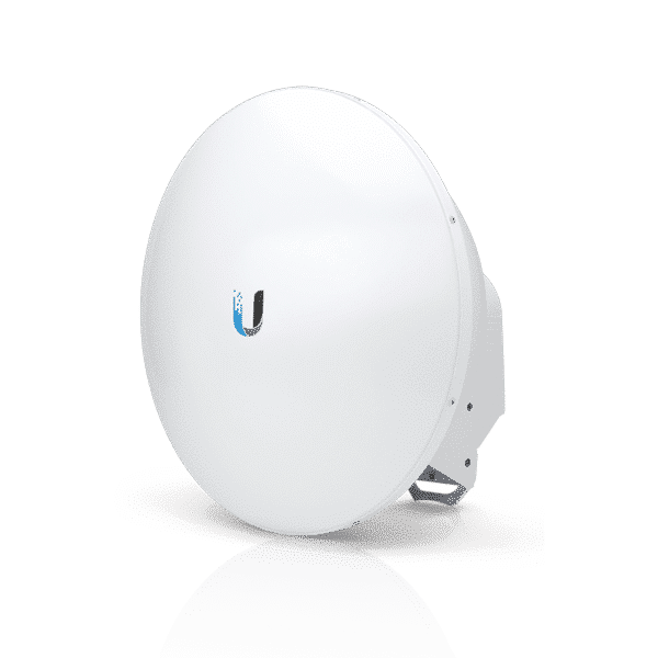Ubiquiti airFiberX dish antenna, 5GHz 23dBi, slant 45 degrees