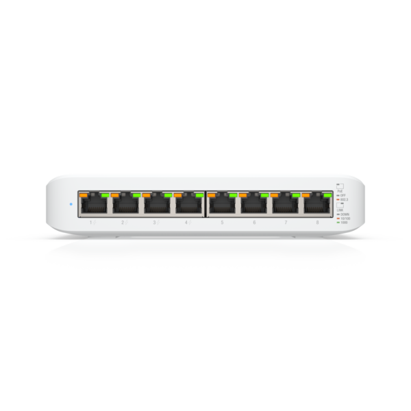 Ubiquiti Switch Lite / 8 Port / 4x POE+ / 4x RJ45 Gigabit / USW-Lite-8-PoE