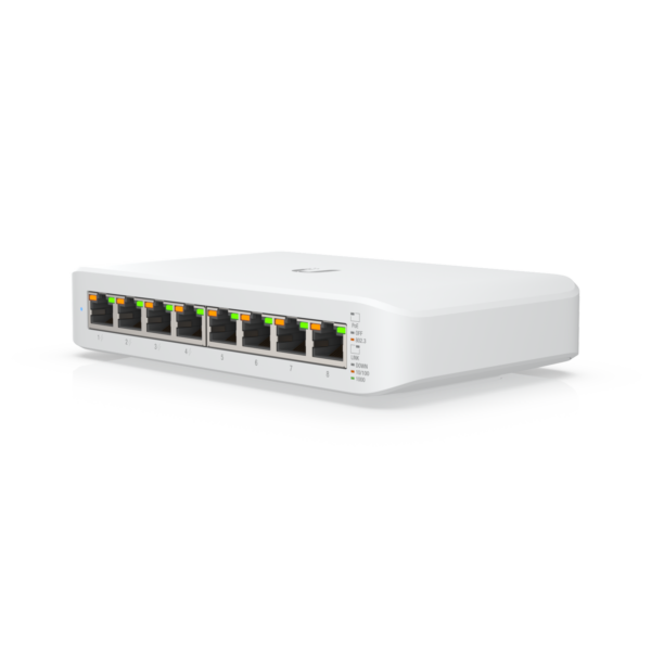 Ubiquiti Switch Lite / 8 Port / 4x POE+ / 4x RJ45 Gigabit / USW-Lite-8-PoE - immagine 2