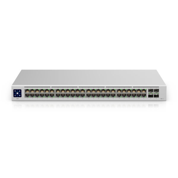 Ubiquiti Switch smart managed Layer2 52 Port • 48x GbE • 4x SFP • 19" • Lüfterlos • UniFi • USW-48