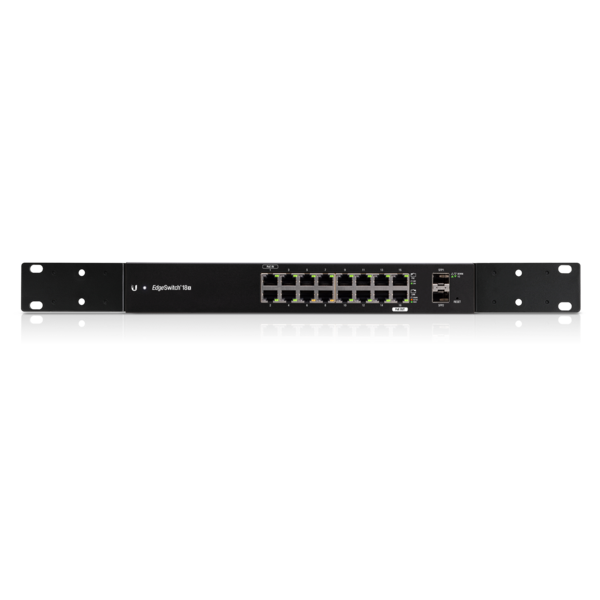 Ubiquiti EdgeSwitch 18 / 16 Gigabit RJ45 Ports / 2 SFP Ports / 1 POE Passthrough / ES-18X — изображение 2
