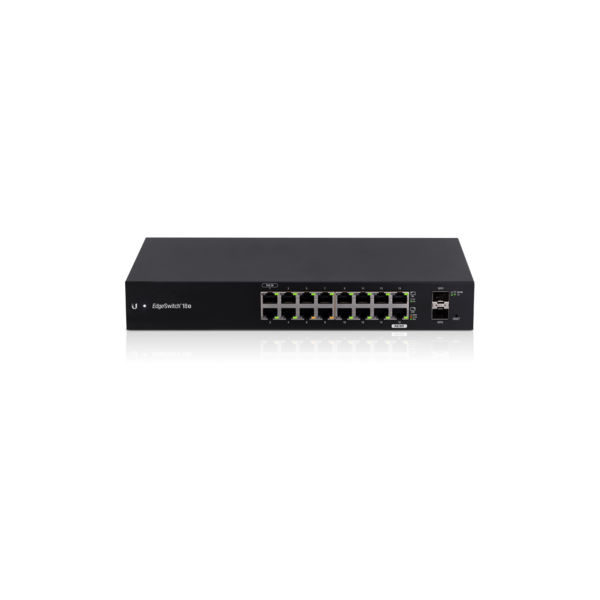 Ubiquiti EdgeSwitch 18 / 16 Gigabit RJ45 Ports / 2 SFP Ports / 1 POE Passthrough / ES-18X — изображение 3