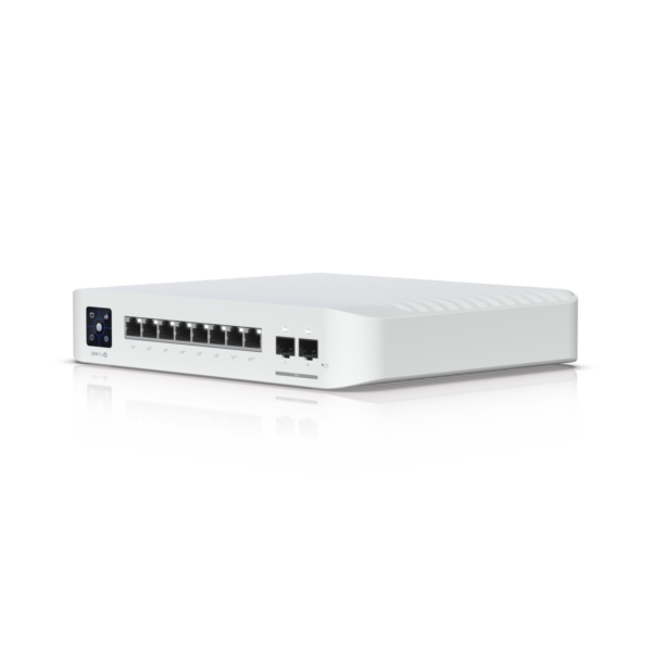 Ubiquiti UniFi Switch Pro / 8 портов / 120 Вт / PoE++ / 2 порта SFP+ / USW-Pro-8-POE