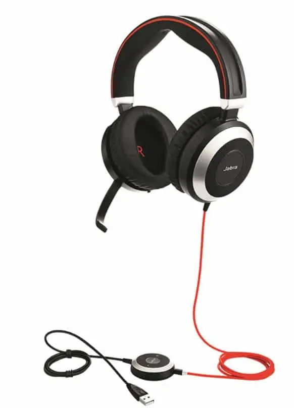 Jabra-Kopfhörer mit Kabel und USB-Anschluss