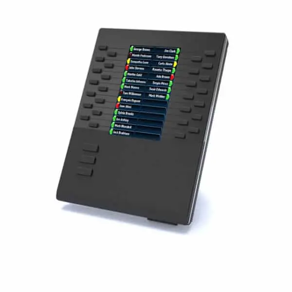Telefon mit Tasten und Display mit Namen