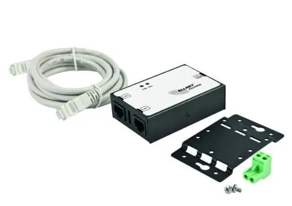 Netzwerkadapter mit Kabel und Befestigungsteilen