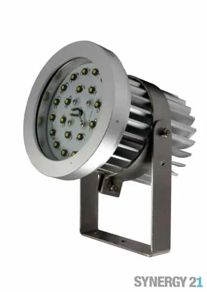 LED-Strahler mit Gehäuse und Halterung