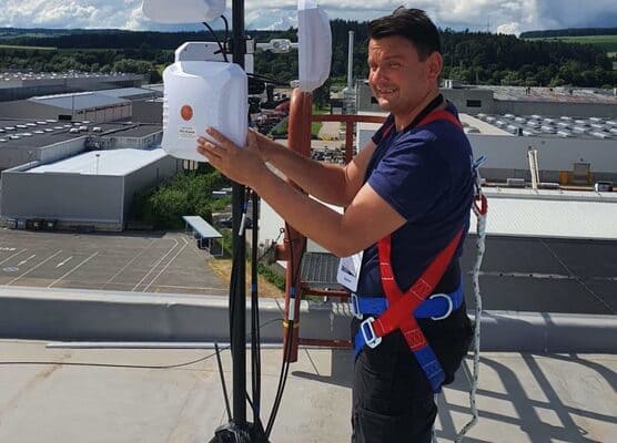 Hohe bandbreiten für Livestreams mit SD-WAN per richtfunk an abgelegene Standorte