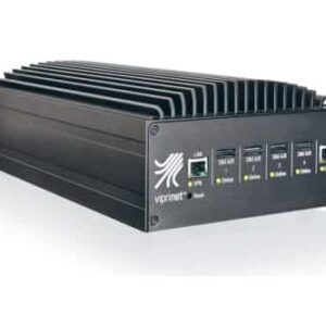 The picture shows the Ascend ToughLink 2502, an industrial VPN router with integrated modem.
The router is housed in a robust, black casing and placed on a white background.
The device has several connections for Ethernet cables and SIM cards and can therefore provide a reliable Internet connection.
The ToughLink 2502 is particularly useful for use in harsh environments, e.g. in manufacturing, mining or outdoor use. The router offers high availability and can also be used as a VPN gateway to establish a secure connection between different locations. The ToughLink 2502 is easy to configure and offers extensive functions for managing network connections and VPNs