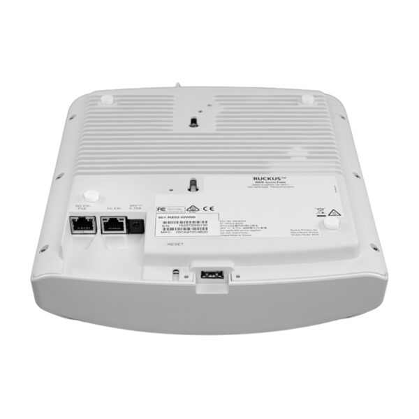 Vista posterior del punto de acceso WLAN Ruckus R850