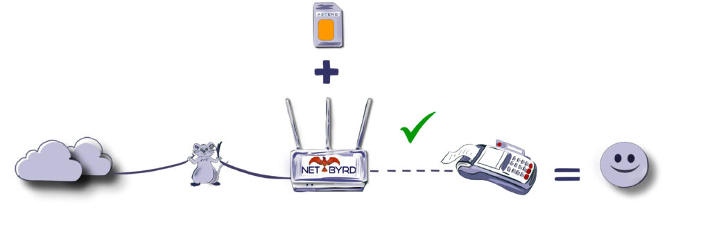 Diagramm Erfolgreichen Internetverbindung