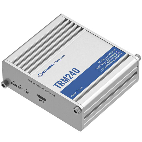 Módem industrial Teltonika TRM240 para IoT y M2M