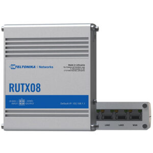 Teltonika RUTX08 Industrial Ethernet router.