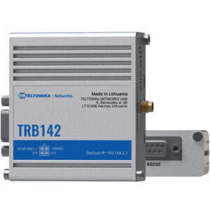 Dispositivo de pasarela IoT industrial TRB142 con RS232.
