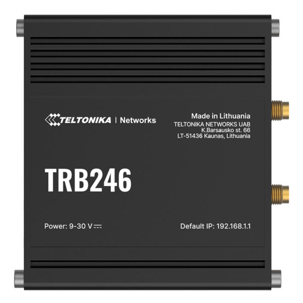 Teltonika TRB246 Industrie-Router, Litauen hergestellt.