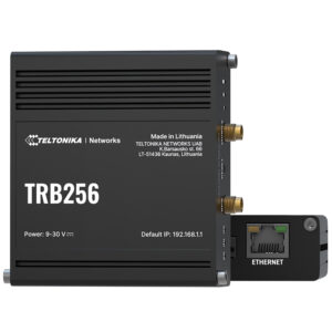 Enrutador LTE Teltonika TRB256 con conexión Ethernet