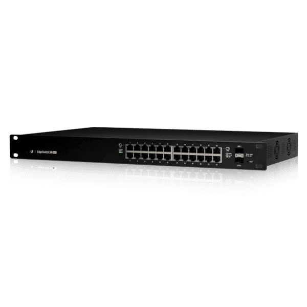 Ubiquiti EdgeSwitch 24 / 24 Gigabit RJ45 Ports / 2 SFP Ports / 500W / PoE+ / ES-24-500W
