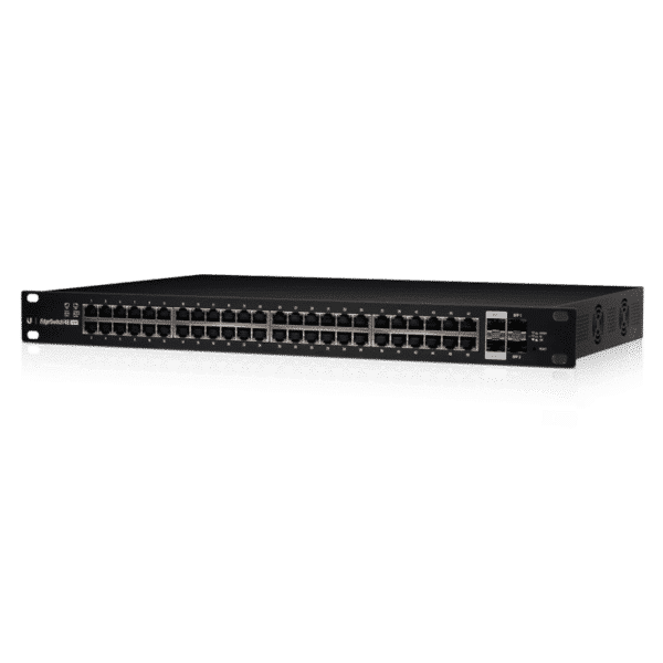Ubiquiti EdgeSwitch 48 / 48 Gigabit RJ45 Ports / 2 SFP+ Ports / 2 SFP Ports / 500W / PoE+ / ES-48-500W