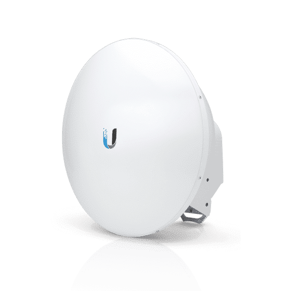 Ubiquiti airFiberX dish antenna, 5GHz 23dBi, slant 45 degrees