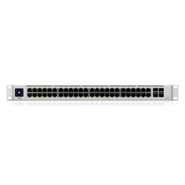 Ubiquiti Unifi Switch / 48 Port / 32x POE+ / 16 RJ45 Gigabit /195W / POE+ / 4x 1G SFP / USW-48-POE-EU – Bild 3