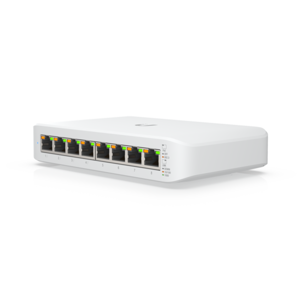 8P Ubiquiti UniFi USW-LITE-8-POE 52W - Imagen 2