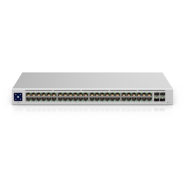Ubiquiti Switch smart managed Layer2 52 Port • 48x GbE • 4x SFP • 19" • Lüfterlos • UniFi • USW-48