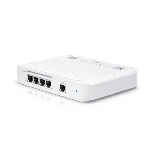 Ubiquiti Switch smart managed Layer2 5 Port • 4x 10 GbE • 1x PoE at In •  Desktop •  Lüfterlos  • UniFi • USW-Flex-XG