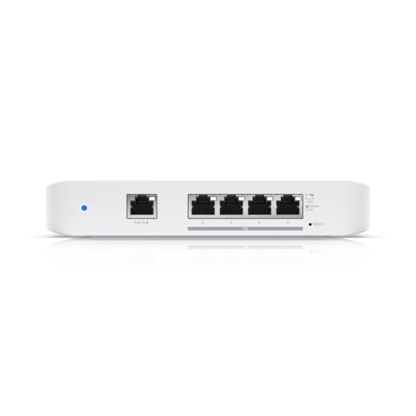 Ubiquiti Switch smart managed Layer2 5 Port • 4x 10 GbE • 1x PoE at In •  Desktop •  Lüfterlos  • UniFi • USW-Flex-XG – Image 2