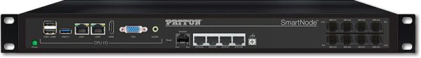 SmartNode Netzwerkgerät mit mehreren Anschlüssen, frontale Ansicht