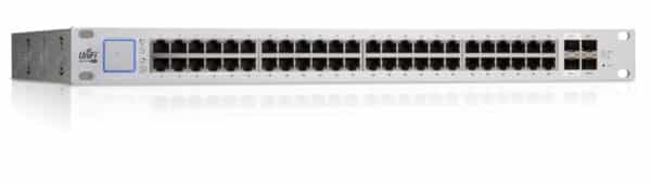Netzwerk-Switch mit 48 Ports, frontalansicht