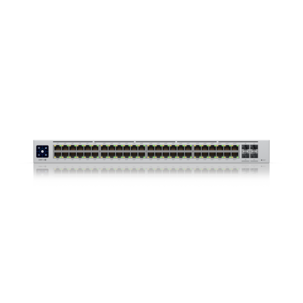 48+4P Ubiquiti UniFi USW-PRO-48-PoE PoE++ 600W M RM SFP+ – Bild 2