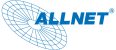 ALLNET-Logo mit stilisierter Satellitenschüssel.
